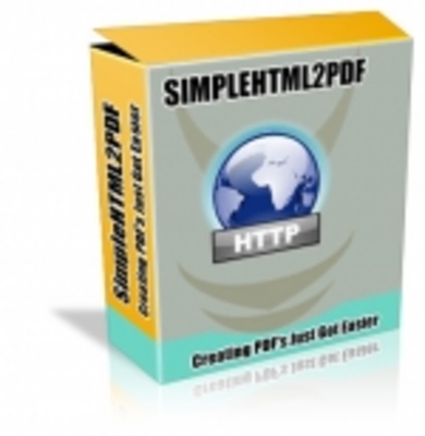 Product picture Simple HTML 2 PDF With Master Resell Rights