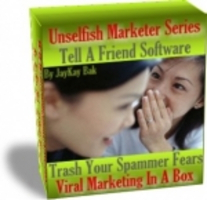 Product picture Tell A Friend - Viral Marketing In A Box With Master R R