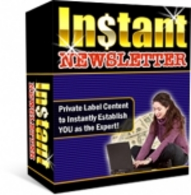Product picture Instant Newsletter With Master Resell Rights