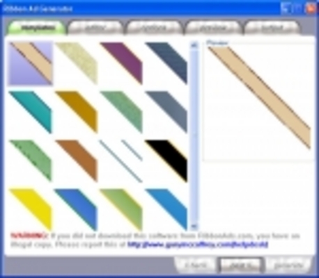 Product picture Ribbon Ad Generator With Master Resell Rights