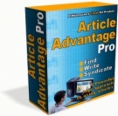 Product picture Article Advantage Pro With Master Resell Rights