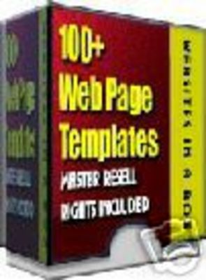 Product picture 100 Ready To Use Website templates With Master Resale Rights