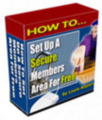 Product picture How to Set Up a Secure Members Area w Master Resale Rights