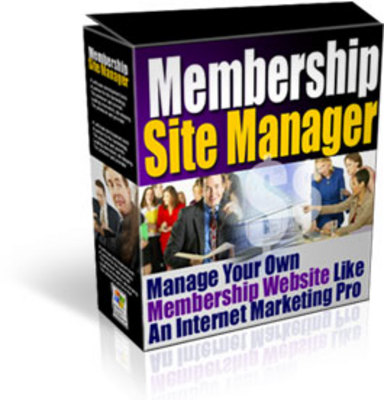 Product picture Membership Site Manager With Master Resalel Rights
