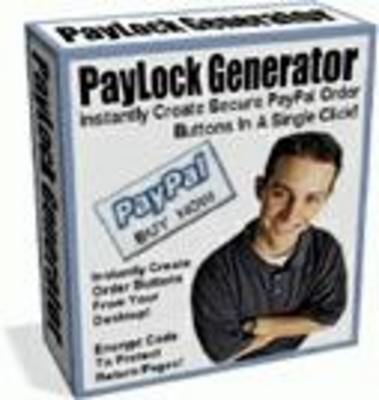 Product picture PayLock Generator With Master Resalel Rights