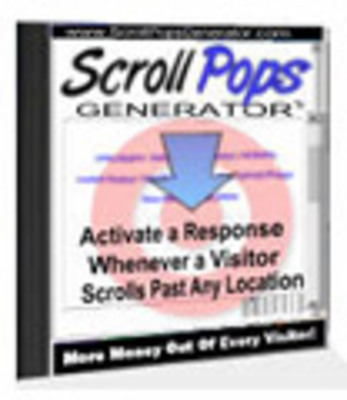 Product picture Scroll Pops Generator With Master Resalel Rights