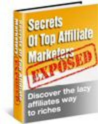 Product picture  Secrets of Top Affiliate Marketers With MRR