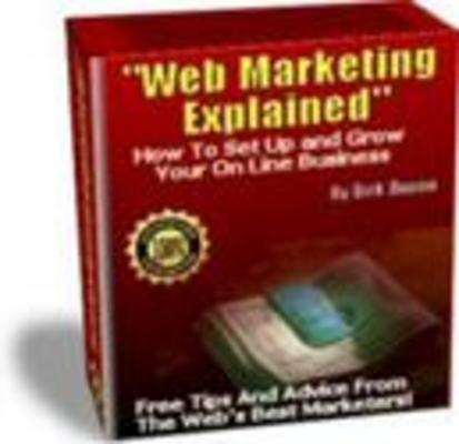 Product picture Web Marketing Explained With Master Resalel Rights