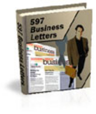 Product picture 597 Ready To Use Sales Letters and Business Forms With MRR