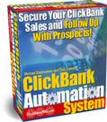Product picture Clickbank Automation System With Master Resalel Rights